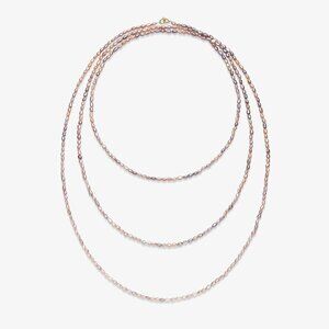 Hannah Pink Pearl Necklace